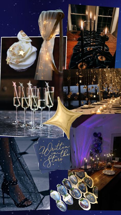 acotar bachelorette Night Time Bridal Shower Ideas, Acotar Inspired Wedding, Written In The Stars Bachelorette Party, Night Court Party Acotar, Cosmic Bachelorette Party, To The Moon And Bach Bachelorette, Night Court Themed Party, Night Court Party, Acotar Bachelorette Party