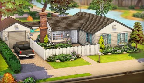 Sims 4 Low Income House, Sims 4 House Lot Download, Big Family Home Sims 4, Sims 4 Big Family House Base Game, Sims 4 Willow Creek Community Lots, Home The Sims 4, Sims 4 Family House, Casas The Sims Freeplay, Sims Lots