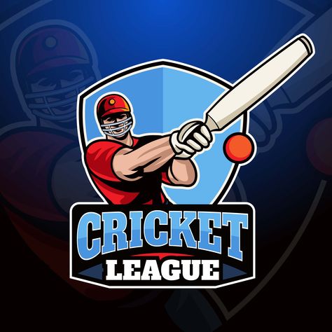 Cricket Logo Cricket Logo Design, Rugby Pitch, Cricket Logo, Vector Illustration Character, Cricket Poster, Iphone Dynamic Wallpaper, Team Logo Design, Cricket Club, Cricket Bat