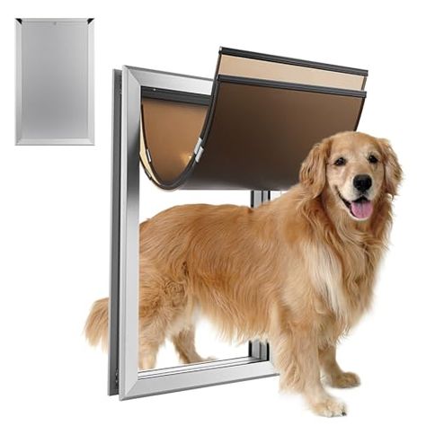 Large Dog Door, Doggie Door, Dog Doors, Interior Exterior Doors, Pet Doors, Dog Enrichment, House Door, Pet Door, Door Insulation