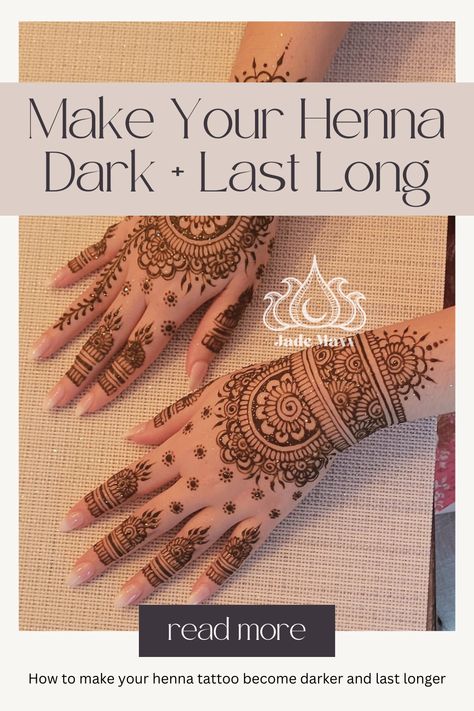 Make your henna dark with these tips! How To Make Henna Stain Darker, How To Henna Tattoo Step By Step, How To Make Henna Darker, Henna Tips And Tricks, Diy Henna Tattoo Recipe, Henna Tattoo Recipe, Henna Tips, Henna Tattoo Diy, Henna For Beginners