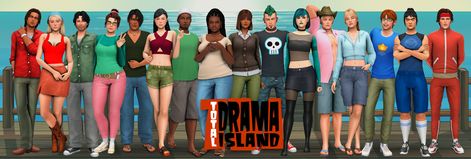 Sims 4 Total Drama, Sims 4 Anime, Sims 4 Characters, Total Drama Island, Sims 4 Cas, Total Drama, Sims 4 Mods, The Sims 4, Sims Cc