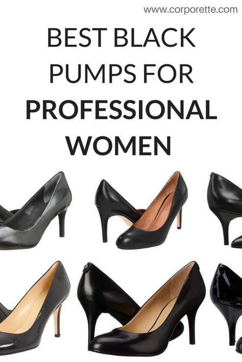 25+ Comfortable Black Pumps for Work Outfits With Pumps, Black Pumps Outfit, Comfortable Work Heels, Pumps For Work, Professional Heels, Best Golf Shoes, Pumps Outfit, Comfortable Pumps, Work Heels