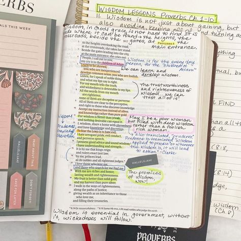 Kristin Nave on Instagram: “Wisdom lessons from studying Proverbs… I am 10 chapters into this book and I am loving reflecting on what has been learned. His word is…” Proverbs 6, Chapter Summary, Proverbs 10, Personal Bible Study, Book Of Proverbs, Bible Study Notebook, Bible Study Verses, Holy Bible, Proverbs