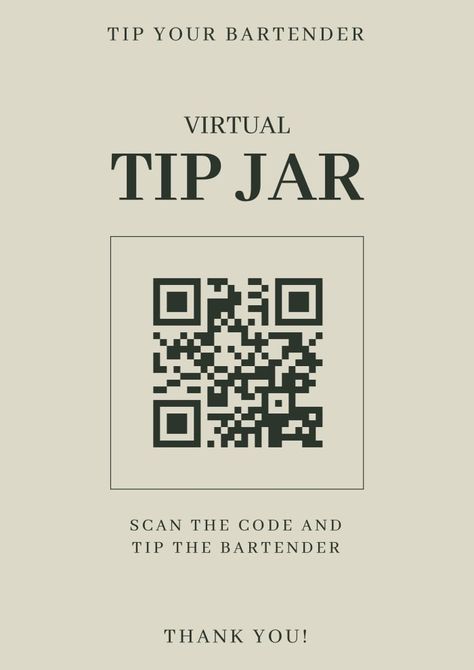 Virtual Tip Jar, Gray Color Palette, Tip Jar, Tip Jars, Grey Color Palette, Brand Kit, Editing Tools, Sign Templates, Free Graphic Design