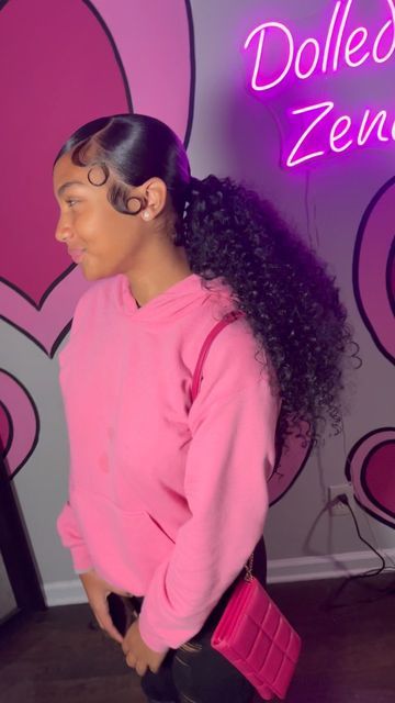 ATL Ponytail specialist & more 💞 on Instagram: "Poodle ponytail 💗 Purchase molding spray in bio 💗 Click in bio to book 💗 • Facebook: Naziyah Jones • stylist : @dolledbyzendy2 #dolledbyzendy #sleekponytailatl #sleekponytailatlanta #sleekponytail #atlantaponytail #hairstylistatlanta #wiginstallatlanta #atlwigslayer #wiginstall #weddinghairstyle #atlsleekponytail #swoopponytailatl #prom2k23 #pinup #atlprom #sleekponytail #atlantahairstylist #atlponytails #atlsleekponytail #sleekponyatl #moldin Poodle Ponytail, Sleek Ponytail, Hair Stylist, Wedding Hairstyles, Molding, Pin Up, Atlanta, Wigs, Spray