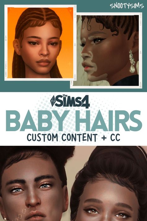 Custom content creators of the Sims 4 provide us with an array of different options for customization. So, if you’re looking to add more realistic and natural baby hairs for your Sims 4 characters, look no further! Below is a list of some our favorite baby hairs CC. Sims 4 Babyhair Edges, Sims 4 Edges Hair, The Sims 4 Edges Cc, Babyhairs Edges Sims 4, Realist Sims 4 Cc, Gege Sims Hair, Sims 4 Cc Hairline Edges, Sims 4 Dimples All Ages, Ts4 Edges