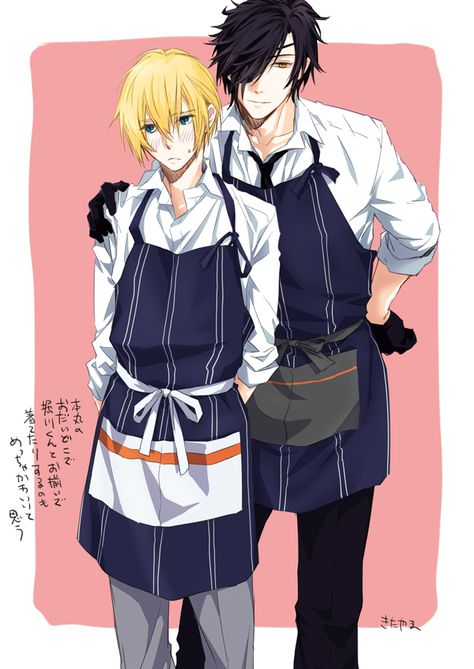 Yamanbagiri Kunihiro: Shokunba in apron Yamanbagiri Kunihiro, Shokudaikiri Mitsutada, Boy Apron, Fan Anime, The Gallery, Drawing Reference, Anime Images, Anime Boy, Apron