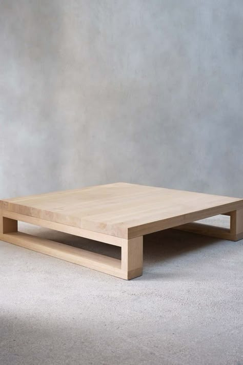 COFFEE TABLE 01 - VVD - Light beige | ZARA United States Vincent Van Duysen, Table Outdoor, Table Cafe, Wooden Coffee Table, Low Tables, Wooden Table, Zara Home, Wood Work, Oak Wood