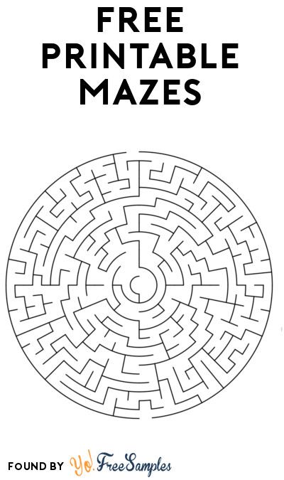 1,000+ FREE Printable Maze Booklets - Yo! Free Samples https://yofreesamples.com/books/free-printable-mazes Mazes Printable, Free Printable Mazes, Mazes For Kids Free Printable, Kids Mazes Free Printable, Printable Mazes For Kids Free, Free Printable Mazes For Kids, Hard Mazes Printable, Maze Puzzle Printable, Free Maze Printables