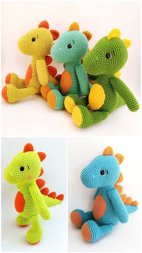 Arugami Crochet Dinosaur, Amigurumi Dinosaurs Free Pattern, Arigumi Patterns Free Dinosaur, Crochet Fluffy Dinosaur Pattern Free, Dinasour Amigurumi Free Pattern, Crochet Patterns For Dinosaurs, Plush Dino Crochet Pattern Free, T Rex Amigurumi Free Crochet, Crochet Dinosaur Patterns Free