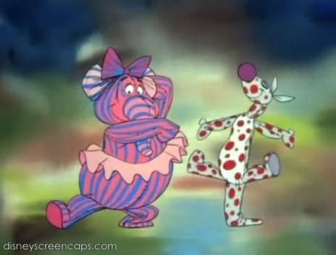 "Heffalumps and Woozles " is a song featured in Winnie the Pooh and the Blustery Day and later The Many Adventures of Winnie the Pooh. It is sung by the Mellomen (portrayed by four talking honey pots at some points, but mostly offscreen) during Pooh's nightmare caused by Tigger. During it, Pooh is terrorized by Heffalumps and Woozles until he awakens. This song was included on the VHS Disney Sing Along Songs: Be Our Guest and Sing a Song with Pooh Bear. Heffalumps And Woozles, Mythical Creatures Fantasy, Disney Wiki, Disney Songs, Pinturas Disney, Disney Fan, Pooh Bear, Temporarily Unavailable, Disney Winnie The Pooh