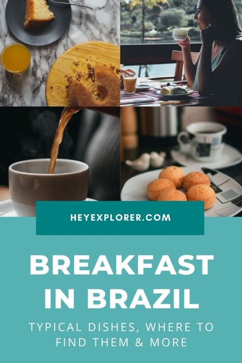 Breakfast in Brazil: Typical Dishes, Where to Find Them & More Brazilian Breakfast, Pan Fried Bread, Cheese Buns, Breakfast Cafe, Brazilian Coffee, Grilled Ham, Swiss Roll, Brazilian Food, Savory Breakfast