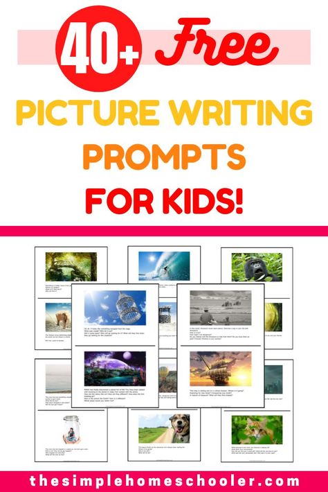 Photos To Write About, Quick Write Picture Prompts, Sentence Prompts Writing Ideas, Photos For Writing Prompts, Creative Writing Picture Prompts, Writing Prompts For 5th Grade, Picture Prompts For Writing For Kids, Writing Prompt Photos, Creative Writing For Elementary Students