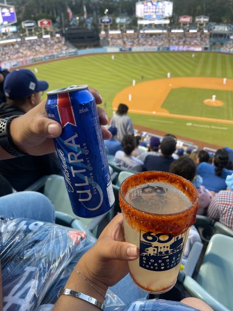 #dodgers #dodgergame Dodgers Game, Dodger Game, 2025 Goals, Sports Health, Light Beer, Fun Time, Good Times, Beverage Can, Mlb