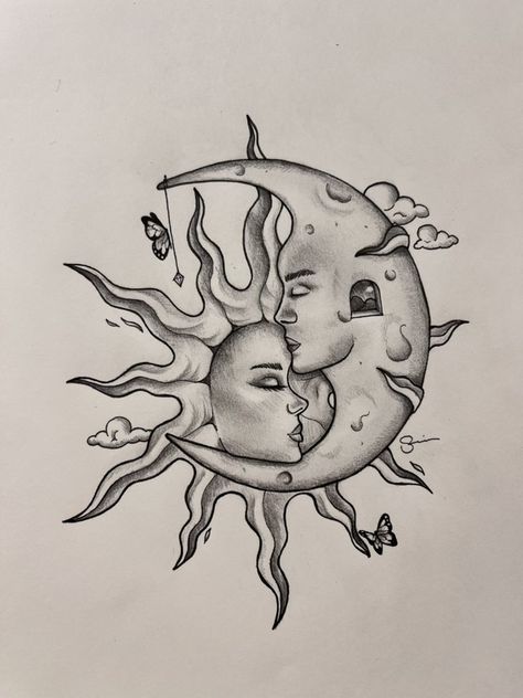 Medium Size Tattoo, 29 Tattoo, Payasa Tattoo, Pencil Art Love, Moon Stars Art, Sun And Moon Tattoo, Graffiti Wildstyle, Cool Tattoo Drawings, Star Tattoo Designs