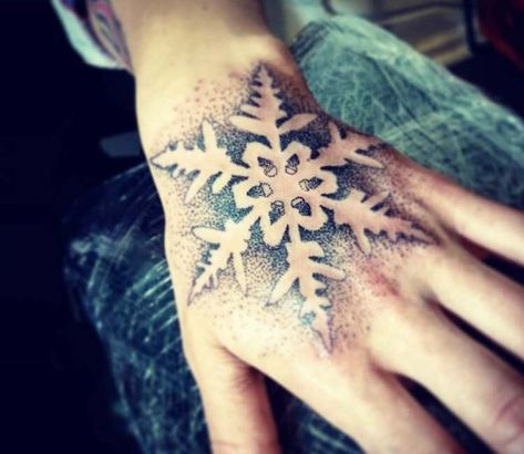 Snowflake tattoo by Casimir Nyblom | Post 23971 Snowflake Tattoo Design, Snowflake Tattoo, Palm Tattoo, Winter Tattoo, Snow Tattoo, Backpiece Tattoo, Tattoo For Boyfriend, Snow Flake Tattoo, H Tattoo