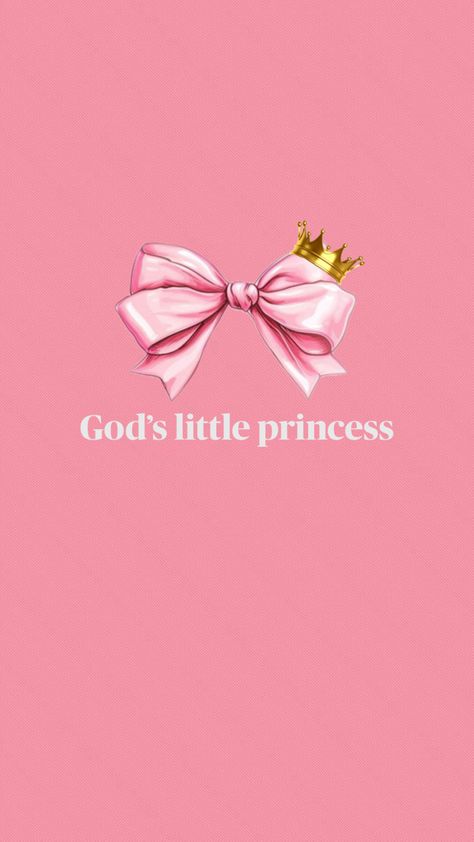 Princess Of God Wallpaper, Gods Princess Wallpaper, Girly Jesus Wallpaper, Pink Spiritual Wallpaper, Pink Christian Aesthetic, Girly Christian Wallpaper, Simple Christian Wallpaper, Notion Wallpaper, Baddie Pfp