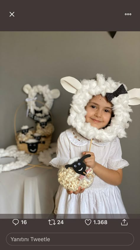 Eid Ul Adha Crafts, Nursery Rhyme Costume, Farm Activities Preschool, Eid Activities, Diy Eid Gifts, Fathersday Crafts, Eid Photos, Islamic Kids Activities, Sheep Crafts