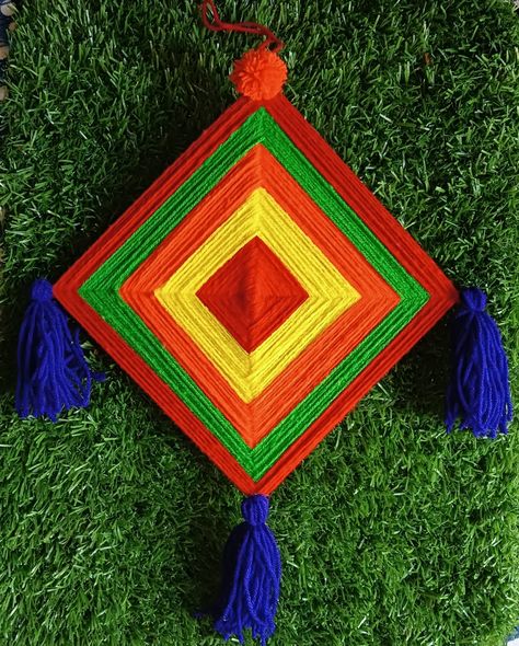 Buy Woolen kite Click on link Take a look at this suukoon handmates 2022 Toran on Flipkart https://dl.flipkart.com/s/U_pWiruuuN Wool Crafts, Diwali, Decor Crafts, Independence Day, Take A, Look At, Arts And Crafts, Wall Hanging, Tapestry