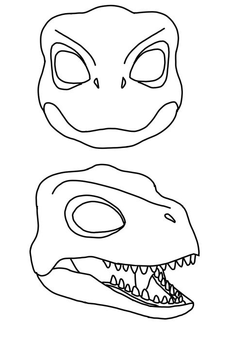 Mask Ideas Drawing, Ladybug Face Paint, Dino Mask Ideas, Dino Mask Paint Ideas, Therian Art, Dino Mask, Cute Dragon Drawing, Dinosaur Mask, Popular Artwork