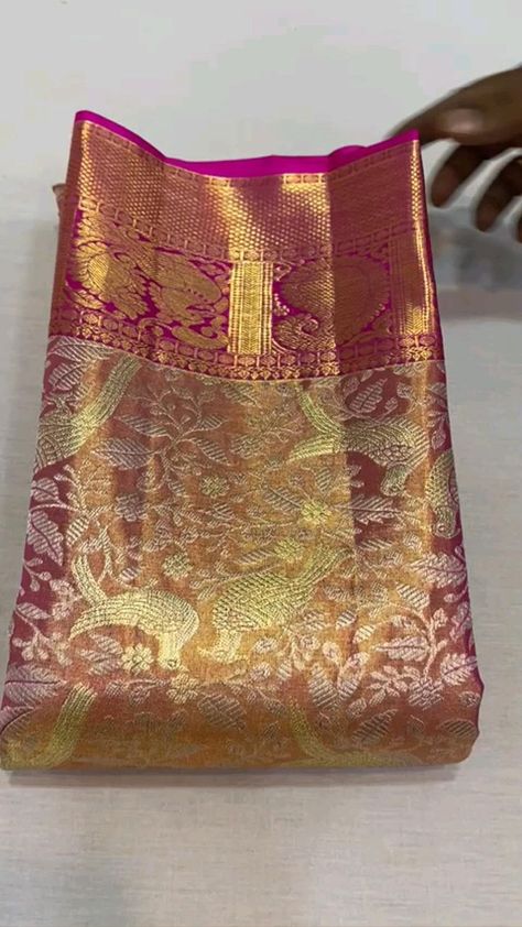 Kanchipuram Silk Saree Wedding Latest, Kanchipuram Silk Saree Wedding, Pattu Sarees Wedding, Red Sarees, Maggam Blouse, Saree Kanchipuram, Latest Silk Sarees, Blouse Works, Veg Soup