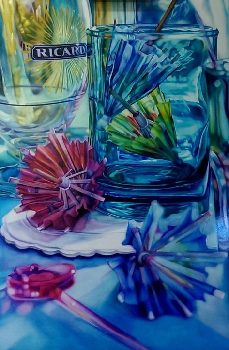 Kate Brinkworth Gcse Art, Kate Brinkworth, Igcse Art, Glass Drawing, Advanced Higher Art, Hyper Real, Bottle Drawing, Art Alevel, Reflection Art