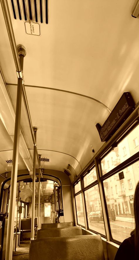 #tram #aesthetic #vintage Trams Aesthetic, Tram Aesthetic, Story Characters, Train