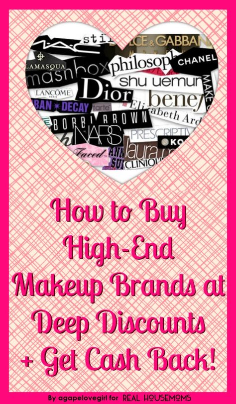 HowTo: Buy High-End Makeup Brands At Deep Discounts + Get Cash Back! Expensive Makeup Brands, High End Makeup Brands, Wholesale Makeup, Expensive Makeup, High End Makeup, Makeup Shop, Makeup Brands, Helpful Hints, Budgeting