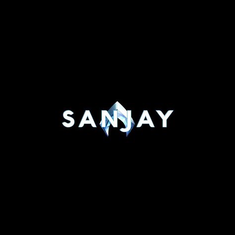 Aquaman style Sanjay Edit Logo, Sanjay Name Logo, Bad Attitude Quotes, 3d Name, Edit Logo, Pink Background Images, Shadow Video, Simple Designs To Draw, Bad Attitude