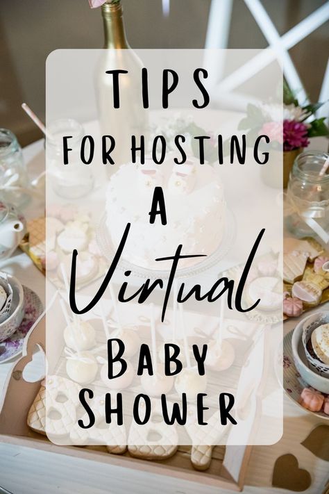 Are you thinking about planning or hosting a virtual baby shower? There are a lot of great reasons why a virtual baby shower might be for you! Whether you are hosting a virtual baby shower on facebook or zoom this post has great ideas for games, invitations and so much more more! Check it out all the tips and tricks for a virtual baby shower! Virtual Baby Shower Ideas, Virtual Baby Shower Games, Baby Shower Box, Sprinkle Baby Shower, Virtual Baby Shower, Rabbit Baby, Baby Shower Planning, Baby Sprinkle, Baby Shower Balloons