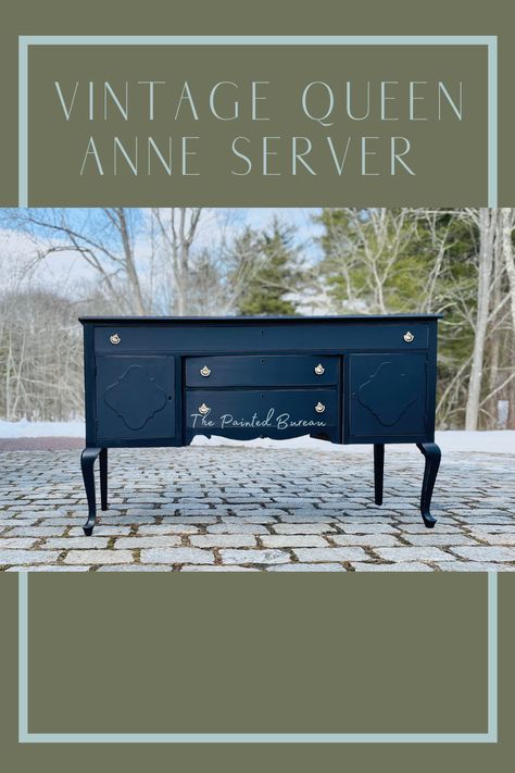 Queen Anne Paint Colors, Updating Queen Anne Furniture, Queen Anne China Cabinet Makeover, Queen Anne Revival, Upcycled Queen Anne China Cabinet, General Finishes, Milk Paint, Queen Anne, Paint Finishes