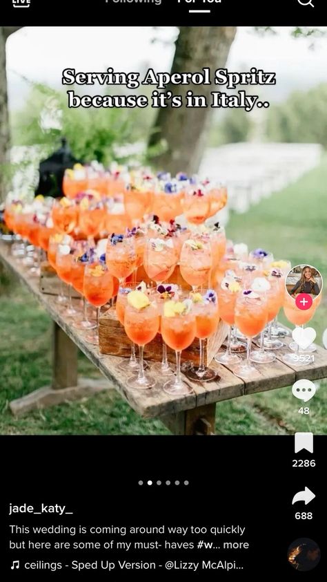 Backyard Engagement Parties, Wedding Food Drink, Cocktail Hour Wedding, Summer Wedding Outdoor, Wedding Inspiration Summer, Future Wedding Plans, Wedding Drink, Wedding Mood Board, Wedding Cocktails