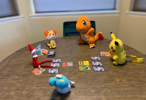 Elf Pokemon Ideas, Elf On The Shelf Pokémon, Elf On The Shelf Ideas Pokemon, Elf On Shelf Pokemon, Elf On The Shelf Pokemon Cards, Pokemon Elf On The Shelf Ideas, Elf On The Shelf Pokemon, Elf Ideas Easy, Elf Shelf