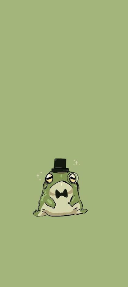 Green Animal Drawing, Aesthetic Frog Wallpaper Iphone, Frog Wallpaper Funny, Cute Aesthetic Frog Wallpaper, Cute Frog Art Wallpaper, Froggy Wallpaper Aesthetic, Frog Asthetic Wallpers, Apple I Wanna Be Saved, Frog Background Aesthetic