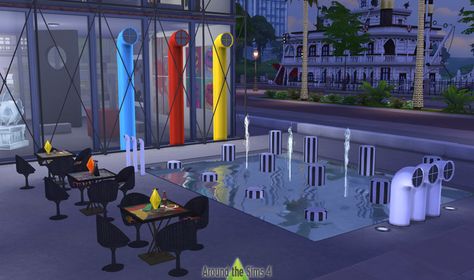 Modern Art Museum Around The Sims 4, Modern Art Museum, Sims 4 Downloads, Sims 4 Update, Sims 4 Cc Furniture, Sims 4 Game, Sims 4 Houses, Sims 4 Custom Content, Maxis Match