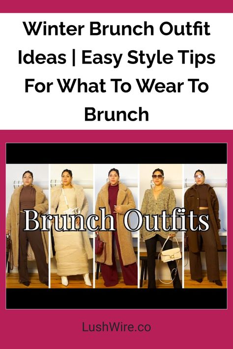 Winter Brunch Outfit Ideas | Easy Style Tips For  What To Wear To Brunch What To Wear To Brunch, Winter Brunch Outfit, Outfit Ideas Easy, Brunch Outfit Ideas, Winter Brunch, Brunch Outfit Winter, Statement Scarf, Chunky Oversized Sweater, Brunch Fashion