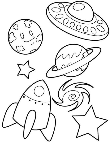 Printable Planet Coloring Pages Solar System Coloring Pages, Planet Coloring Pages, Shape Coloring Pages, Space Coloring Pages, Outer Space Theme, Space Activities, Space Birthday, Space Party, Space Theme