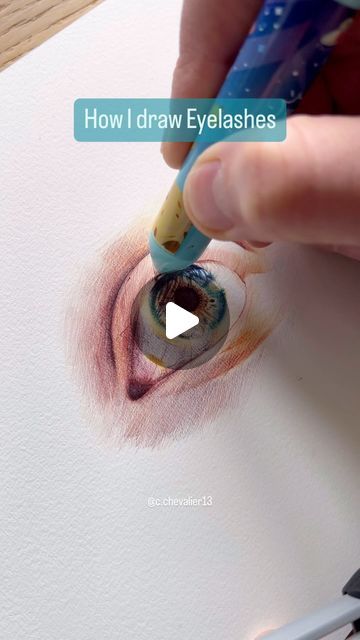 Lashes Drawing Tutorial, How To Draw Eyes Tutorials, Eyelashes Painting, How To Draw Lashes, Lashes Drawing, How To Draw Eyelashes, Eye Drawings, Eye Tutorial, Eye Drawing