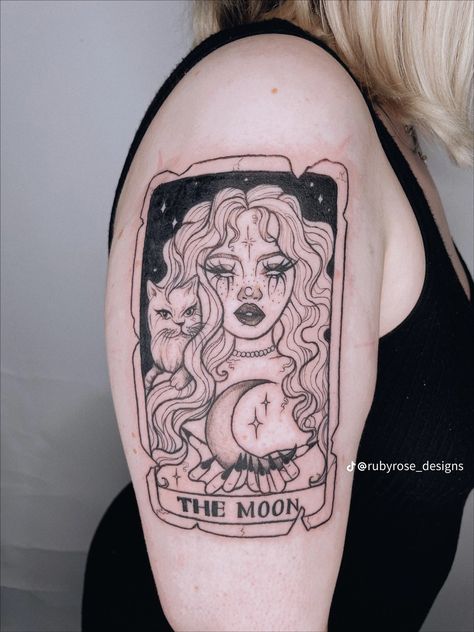 Witchy Back Tattoo, Witchy Tattoos, Gothic Tattoos, Pagan Tattoo, Tarot Tattoo, Gothic Tattoo, Bright Ideas, The Middle Ages, Back Tattoo