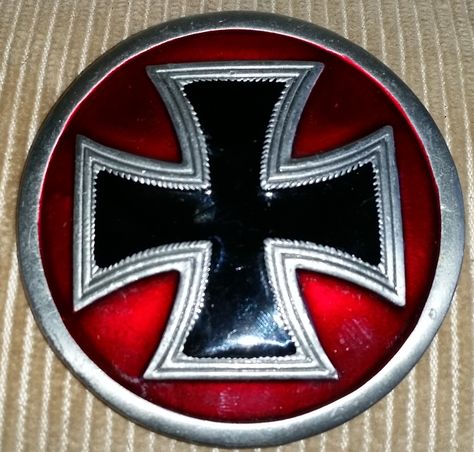 Iron cross Belt Buckle Iron Cross, Volkswagen Logo, Buick Logo, I Cool, Belt Buckles, Vehicle Logos, Volkswagen, Buckle, ? Logo