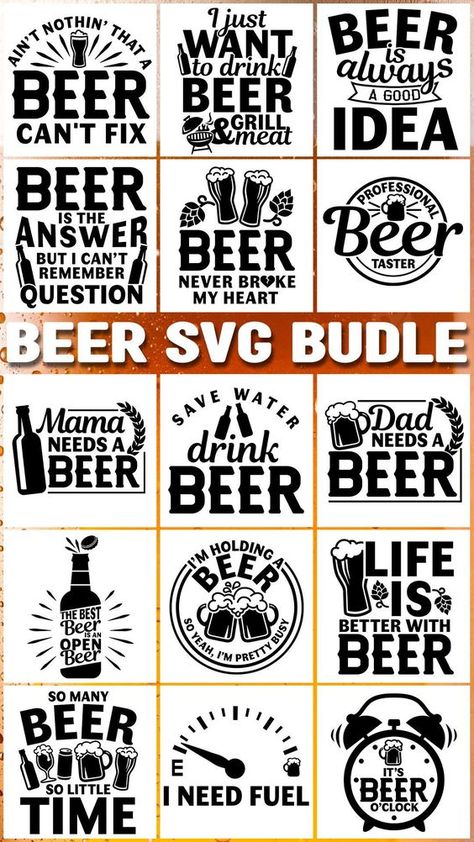 Beer SVG Bundle | Drinking Quotes SVG | Creative Vector Studio Beer Coozy Sayings, Beer Mug Quotes Funny, Beer Mugs Svg, Beer Koozie Svg, Funny Beer Glass Sayings, Funny Beer Koozie Sayings, Fun Beer Quotes, Funny Drinks Quotes, Free Beer Svg