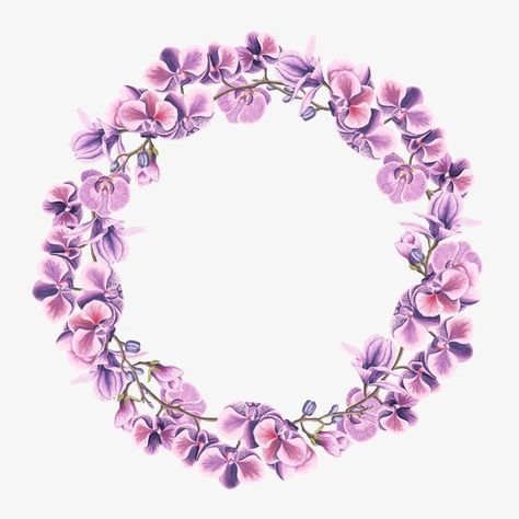 Drawing Purple, Wedding Robes, Purple Wreath, Flowers Wreath, Wreath Drawing, Personalized Wedding Favors, E Card, Yandex Disk, Modern Floral