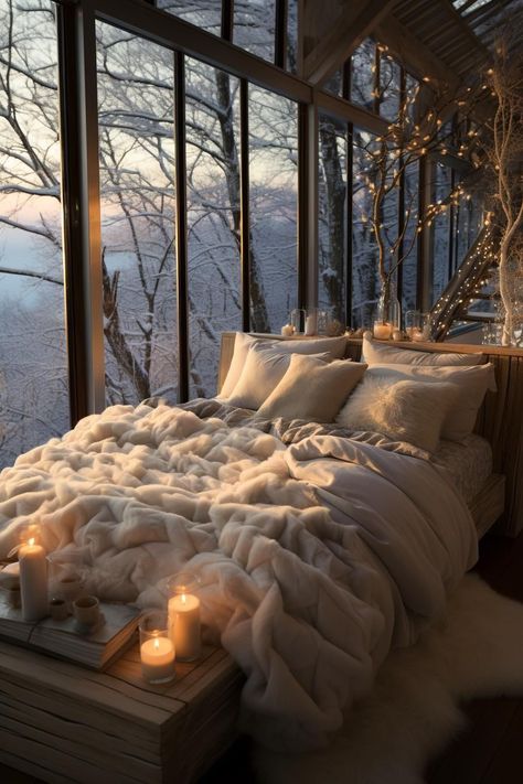 Winter Bedroom, Minimalist Bedroom Decor, Cozy Fall Bedroom, Bedroom Decor Cozy, Cozy Room Decor, Bedroom Refresh, Dream Room Inspiration, Dream House Interior, Cozy Room