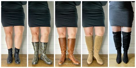 wide calf boots, best boots for plus size women; plus size wide calf boots, plus size over the knee boots Over The Knee Boots Wide Calf, Best Boots For Short Curvy Women, Mid Calf Black Cowboy Boots Outfit, Over The Knee Boots Plus Size, Over The Knee Boot Outfit Plus Size, Wide Calf Boots For Women Plus Size, Tall Boots For Short Women, Mid Calf Boots Outfit Dresses, Plus Size Tall Boots Outfits