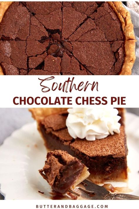 Uncover the best Chocolate Chess Pie recipe, a delightful southern tradition. It's easy to make and promises a taste of old-fashioned, chocolatey goodness. Chocolate Chess Pie Recipe Easy, Southern Chocolate Chess Pie, Chocolate Chess Pie Recipe, Old Fashioned Chocolate Pie, Buttery Flaky Pie Crust, Lemon Chess Pie, Chess Pie Recipe, Chocolate Chess Pie, Southern Recipes Desserts