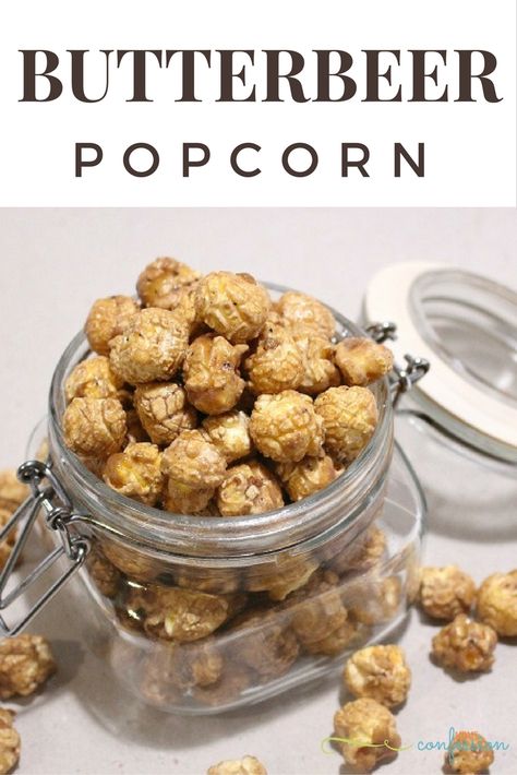 Is there anything better than Christmas movies and the butterbeer popcorn? No, then you need this butterbeer popcorn recipe in your life today! Butterbeer Popcorn, Coconut Flakes Recipe, Popcorn Popping, Flake Recipes, Butterbeer Recipe, Buttered Rum, Homemade Popcorn, Bean Brownies, Popcorn Recipe