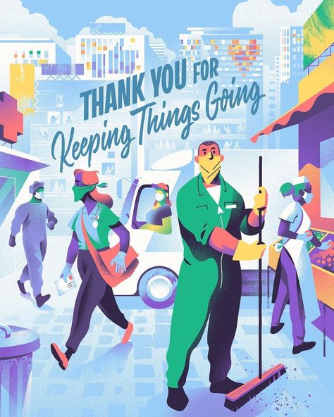 Volunteer Work Aesthetic, Skyline Mural, Commercial Illustration, Work Aesthetic, Volunteer Work, City Illustration, Cute Couple Art, People Illustration, Map Design