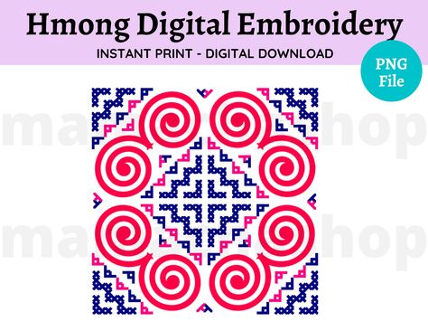 Hmong Tattoo, Hmong Pattern, Printable Stencil, Hmong Embroidery, Hmong Clothes, Tattoo Skin, Digital Embroidery Patterns, Stencils Printables, Stencil Patterns