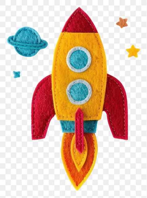 Felt Spaceship, Toy Rocket, Rocket Ship, Felt Mobile, Png Text, Free Png, Rocket, Spaceship, Planets